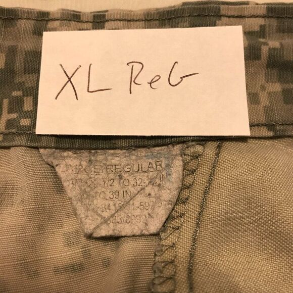 Vintage Military Digi Camo Cargo Pants XL Reg‎ - Picture 4 of 5
